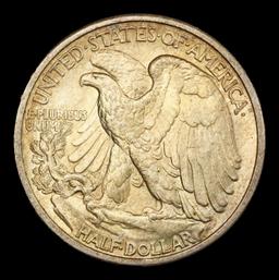 1918-p Walking Liberty Half Dollar 50c ms64+ SEGS
