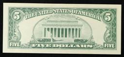 1963 $5 Red Seal United States Note Grades Select CU