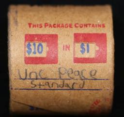 *EXCLUSIVE* Hand Marked "Unc Peace Standard," x10 coin Covered End Roll! - Huge Vault Hoard  (FC)