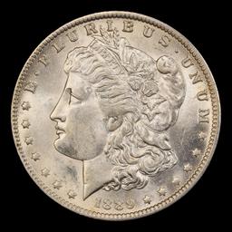 IO 1889-o Morgan Dollar $1 Grades ms62+