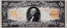 1906 $20 Large Size Gold Certificate Grades xf Signatures Napier/McClung