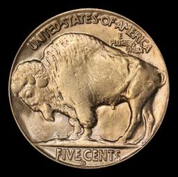IO 1936-d Buffalo Nickel 5c Grades ms66+