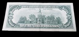 1966 $100 Red Seal United States Note Grades Select AU