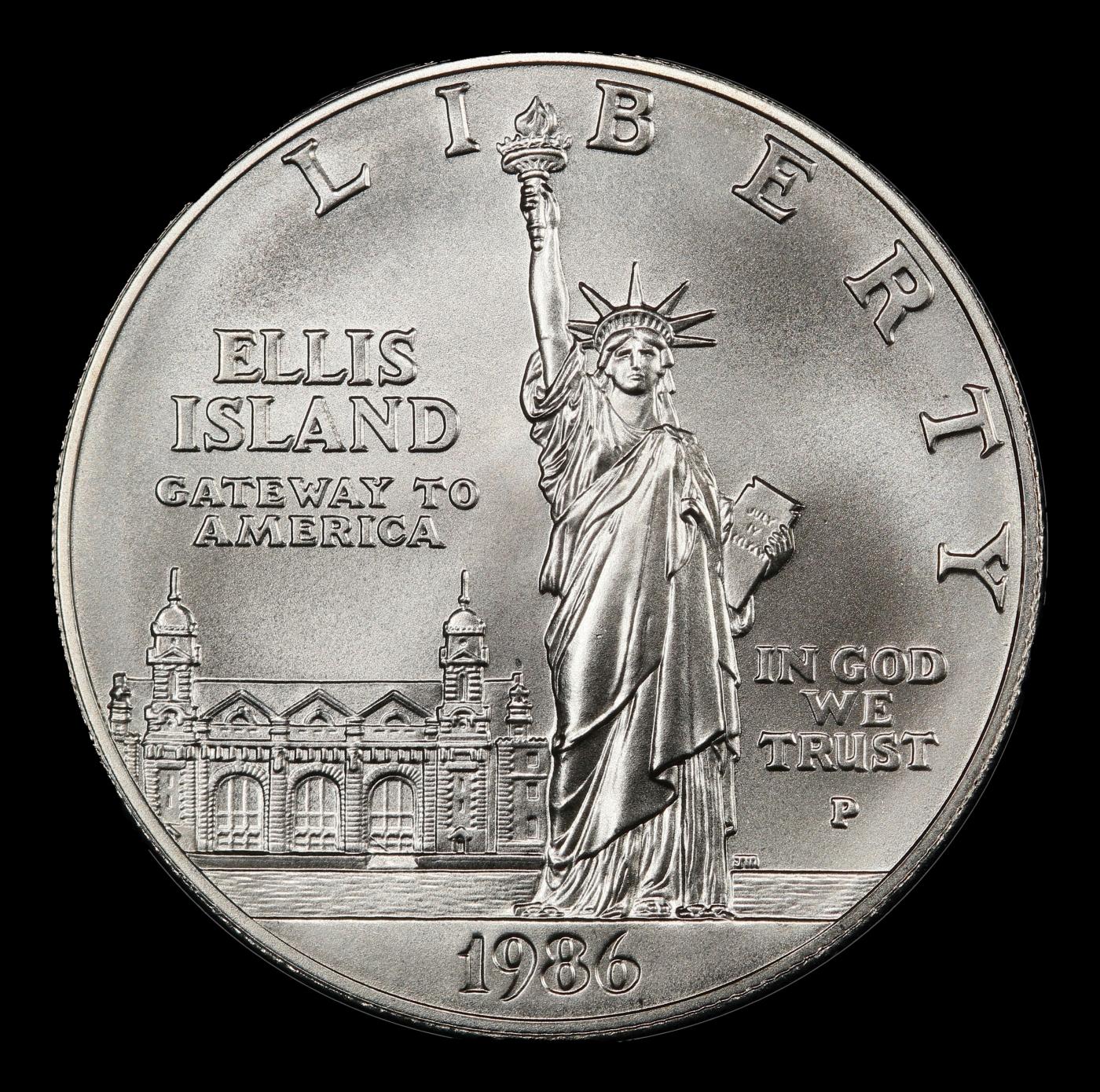 1986-p Statue of Liberty Modern Commem Dollar $1 ms70 SEGS