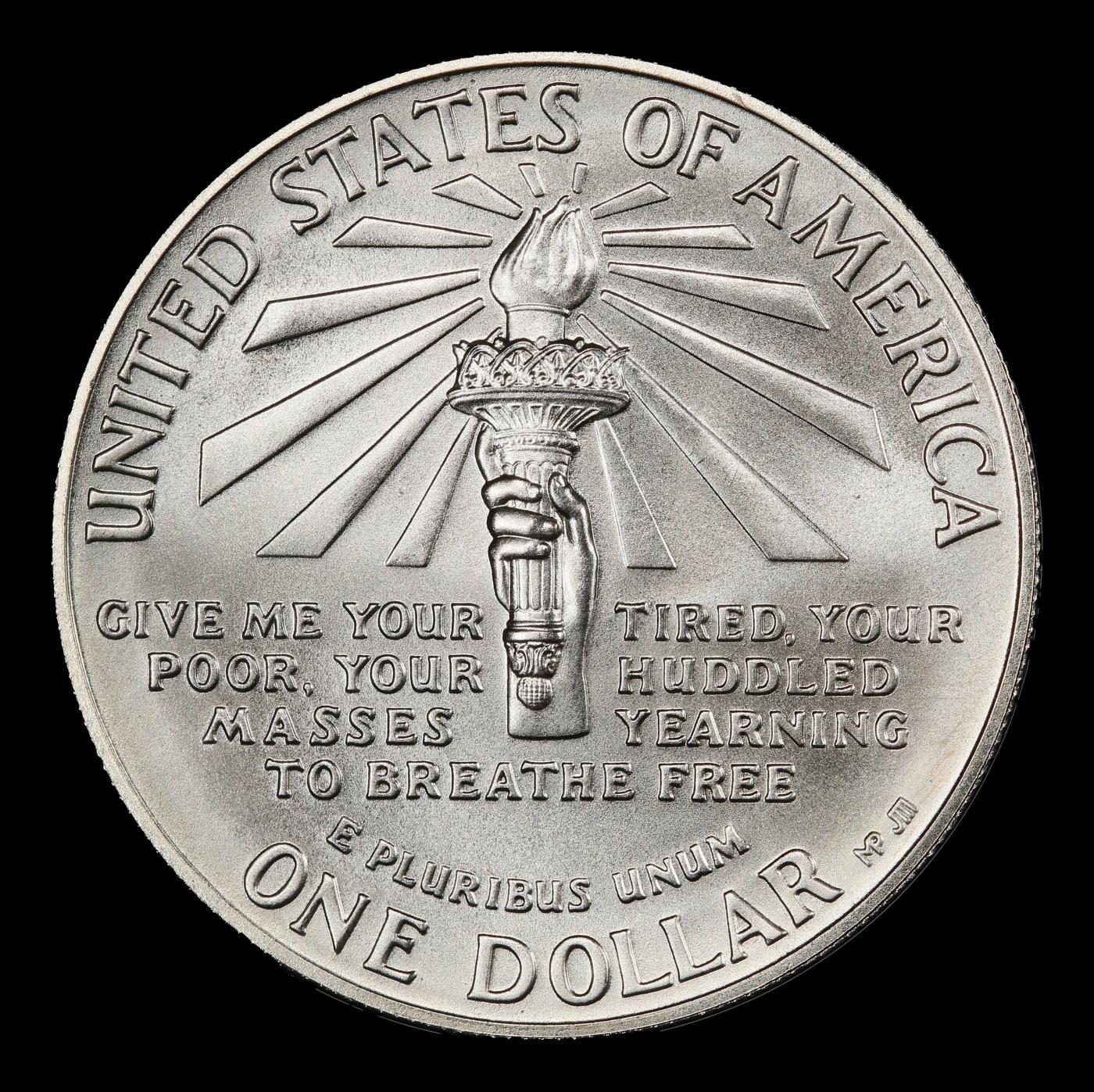 1986-p Statue of Liberty Modern Commem Dollar $1 ms70 SEGS