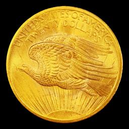 1907-p Gold St. Gaudens Double Eagle $20 ms66+ SEGS