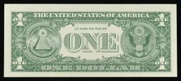 1957 $1 Blue Seal Silver Certificate Grades Choice CU
