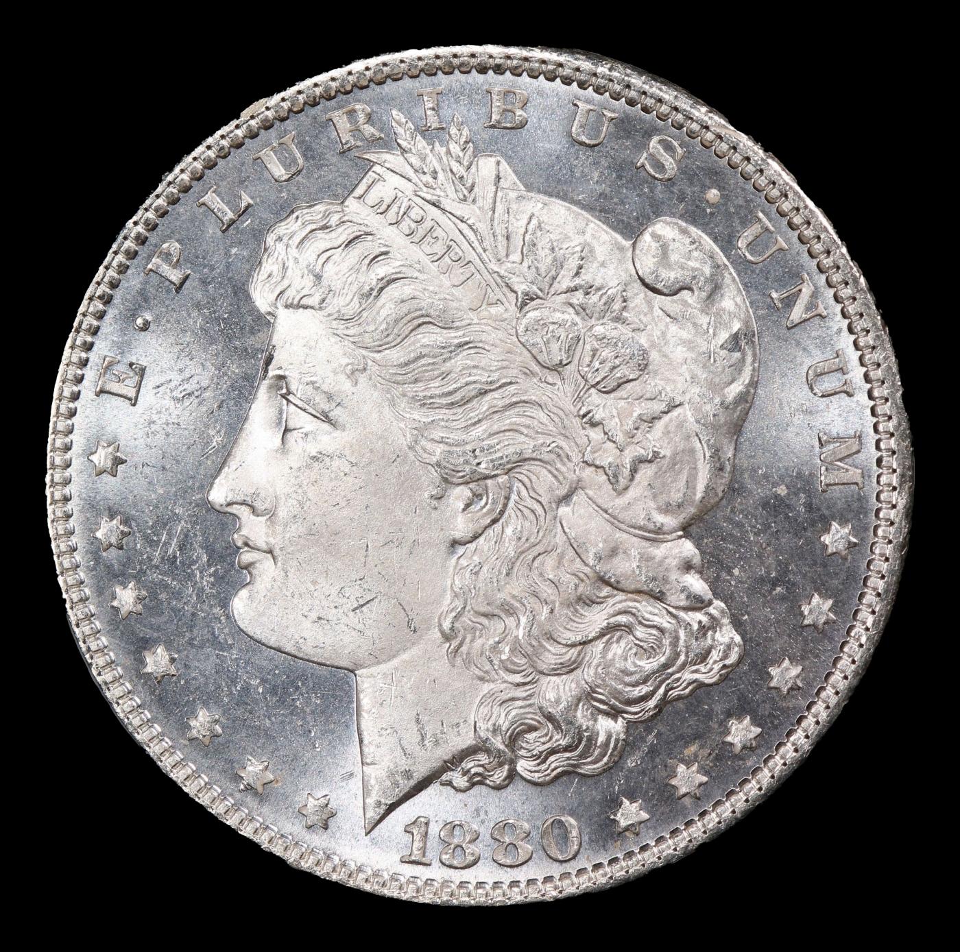 *Highlight* 1880-p Morgan Dollar $1 ms66 pl SEGS (fc)