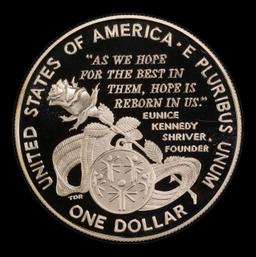 1995-p Special Olympics Proof Modern Commem Dollar $1 pr70 dcam SEGS