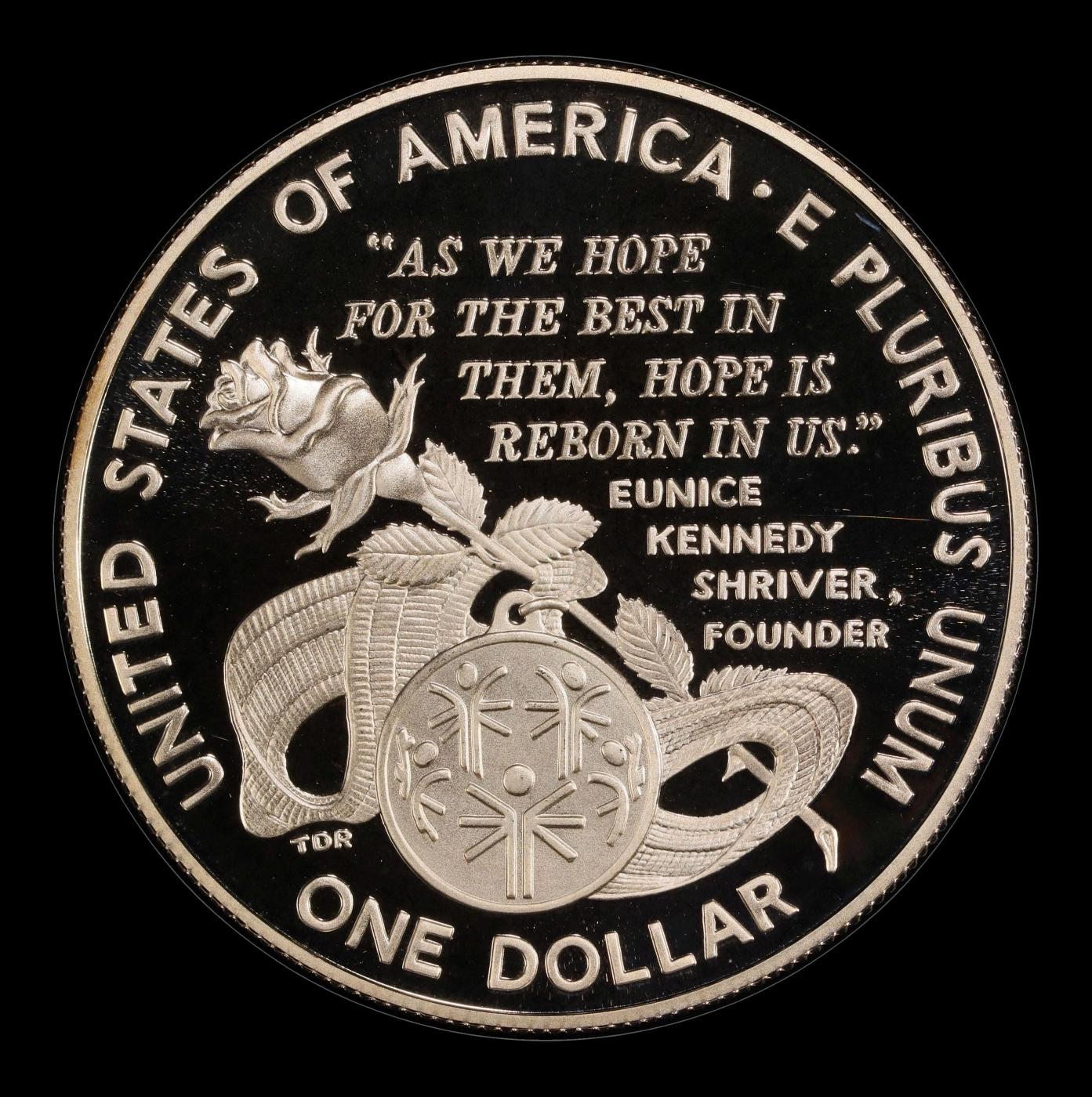 1995-p Special Olympics Proof Modern Commem Dollar $1 pr70 dcam SEGS