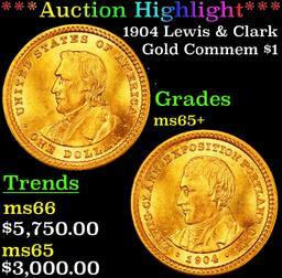 *Highlight* 1904 Lewis & Clark Gold Commem Dollar 1 ms65+ SEGS (fc)