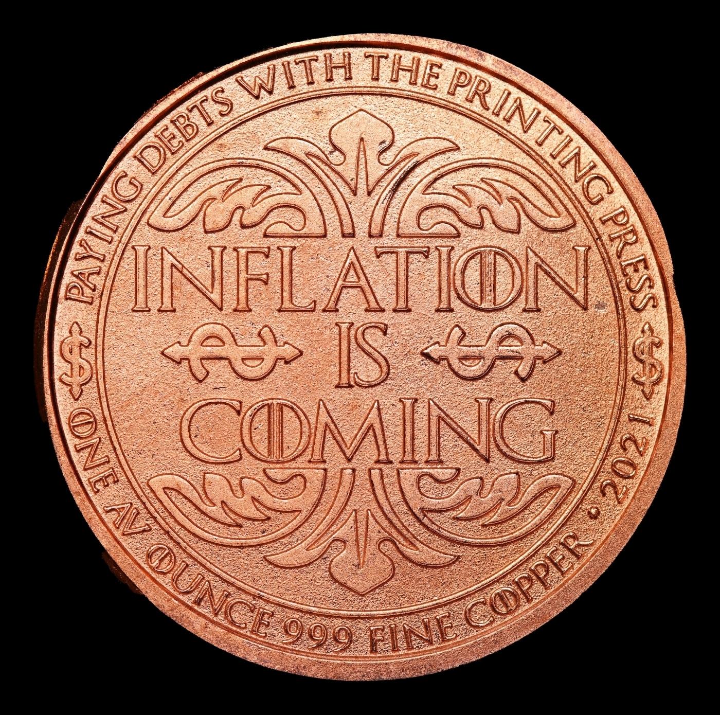 1oz .999 Fine Copper Bullion Round - Laborless Day Style Grades Ungraded