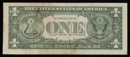 1957 $1 Blue Seal Silver Certificate Grades xf