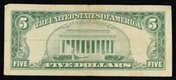 1963 $5 Red Seal United States Note Grades vf++