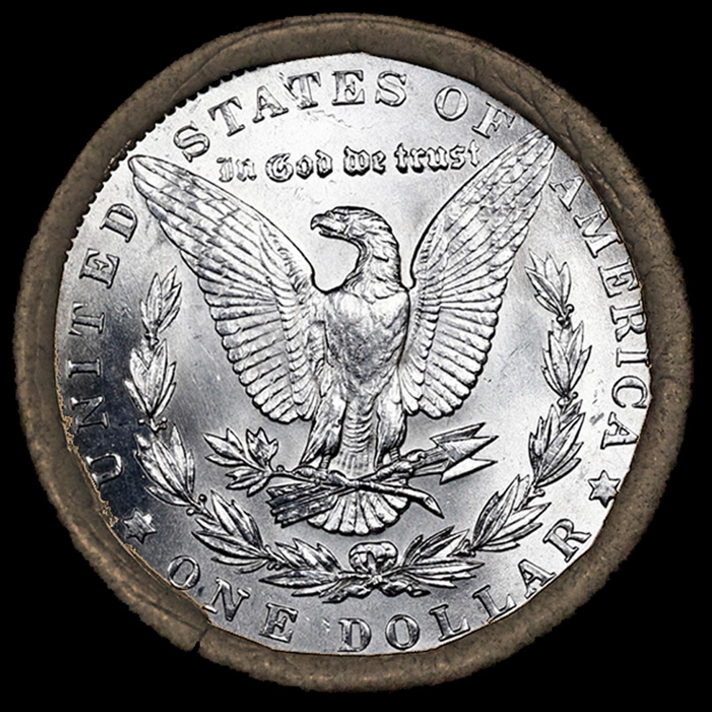 76- 20 Mixed Morgan/Peace Unc SEARS Dollar $1 Roll 1921 Peace/Morgan 'P' Rev Ends