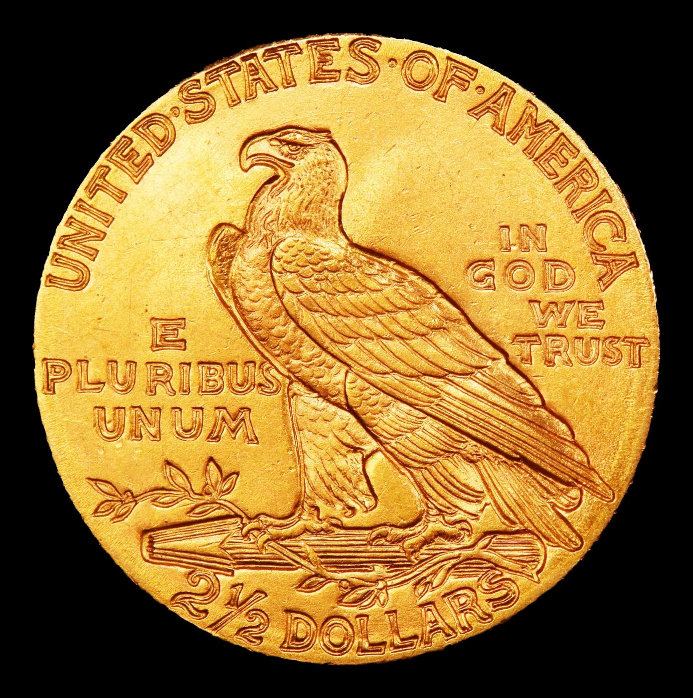 1909-p Gold Indian Quarter Eagle TOP POP! $2 1/2 ms66+ USCG