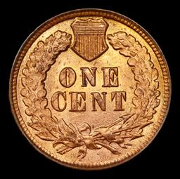 1901 Indian Cent 1c ms65+ rd USCG