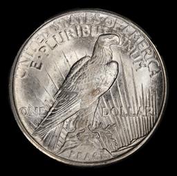 1921-p Peace Dollar Near Top Pop $1 ms66 SEGS