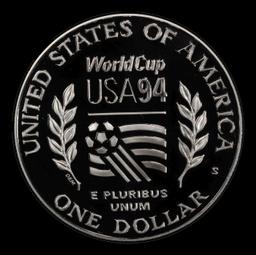 1994-S World Cup Proof Modern Commem Dollar $1 pr70 dcam SEGS