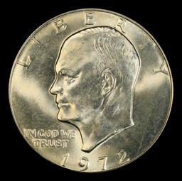 1972-d Eisenhower Dollar TOP POP! $1 ms67+ SEGS