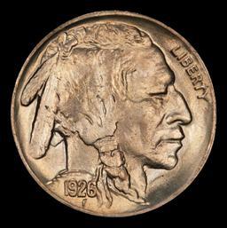 1926-p Buffalo Nickel 5c ms66+ SEGS