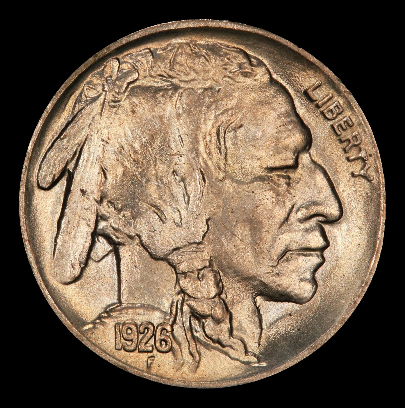 1926-p Buffalo Nickel 5c ms66+ SEGS