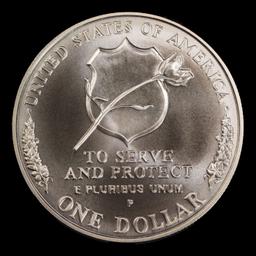 1997-p Law Officers Modern Commem Dollar $1 ms70 SEGS