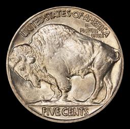 1914-p Buffalo Nickel 5c Grades ms65+