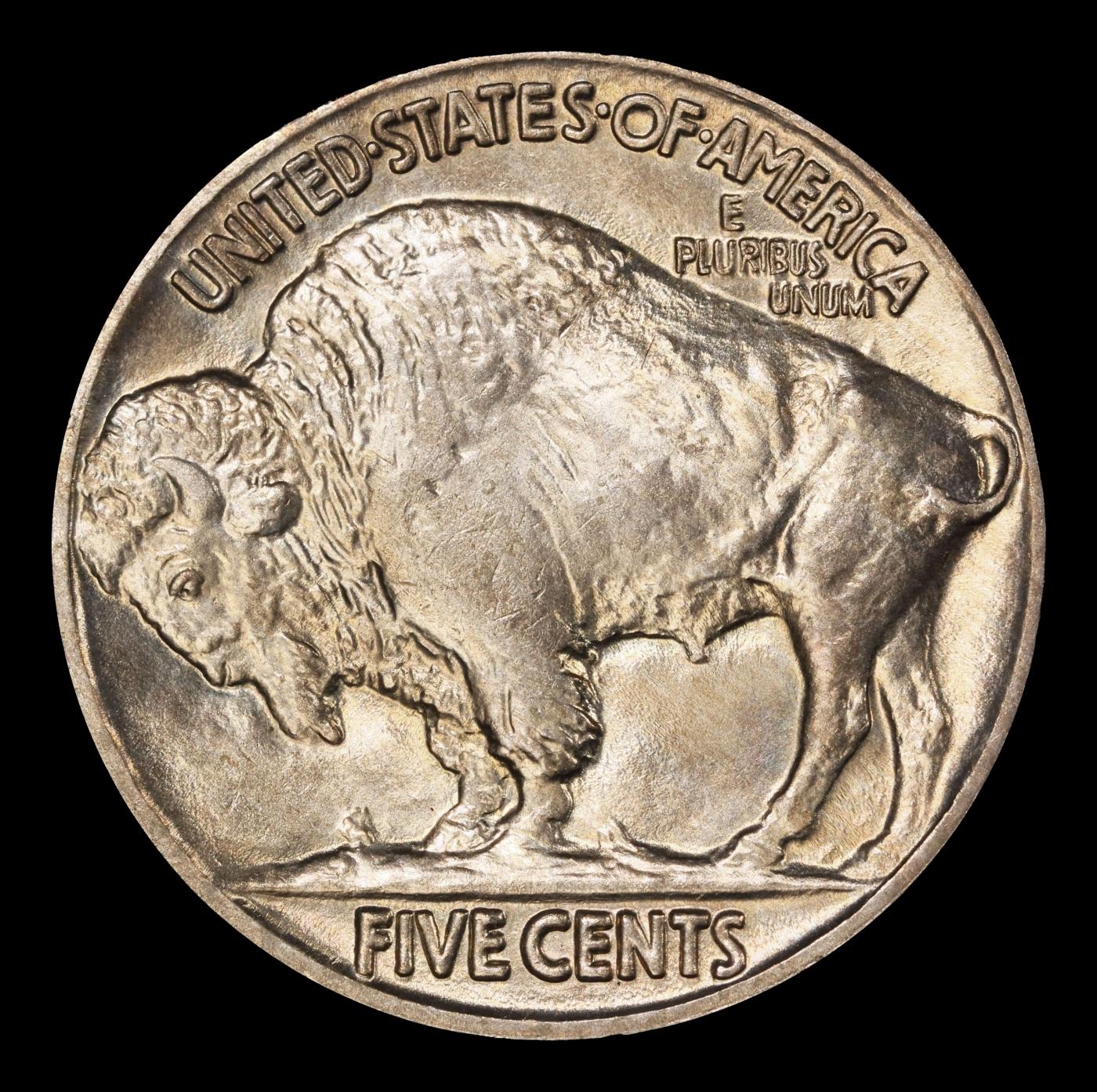 1914-p Buffalo Nickel 5c Grades ms65+