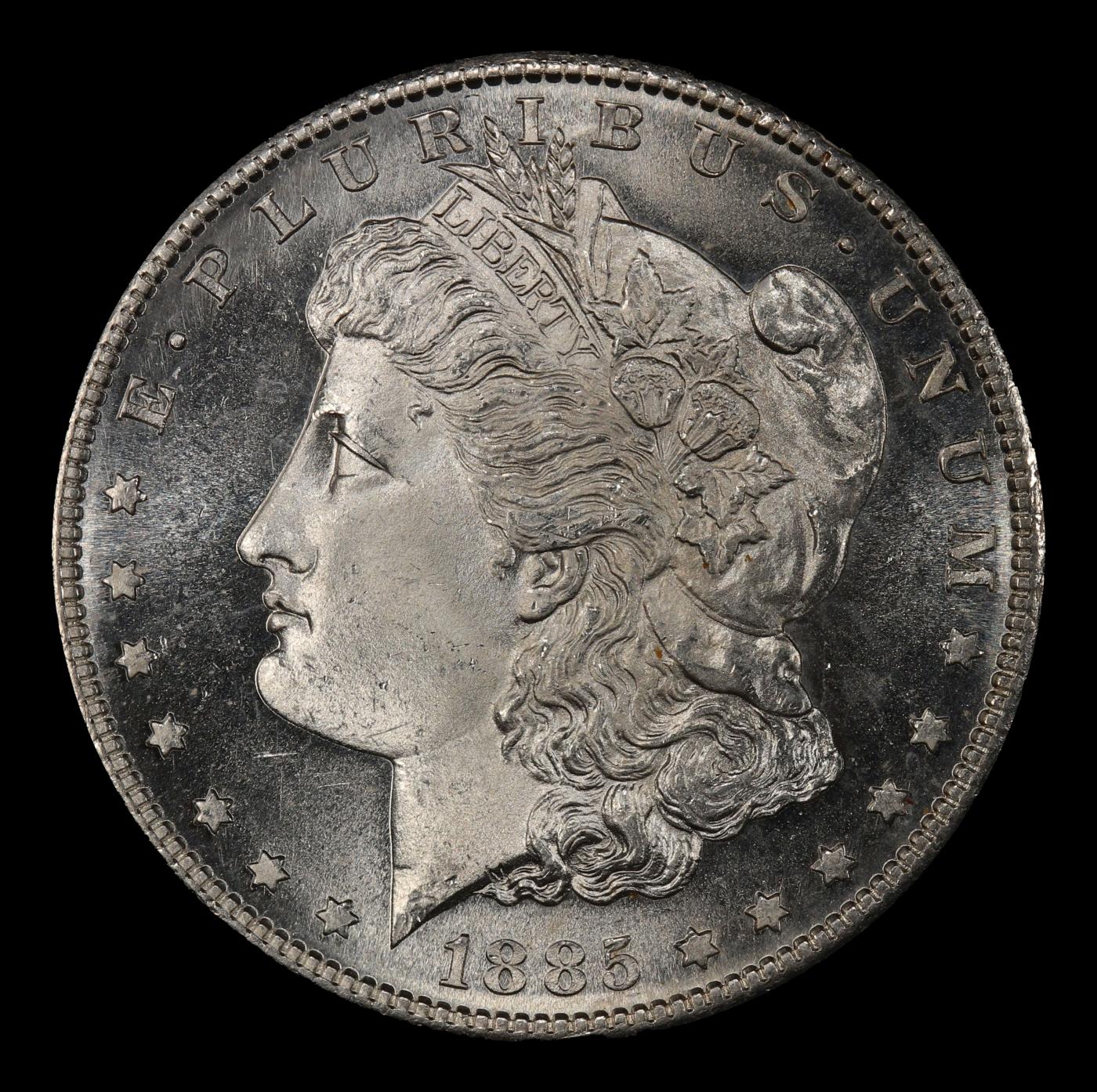 1885-s Morgan Dollar Near Top Pop $1 ms66 SEGS