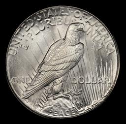 1925-p Peace Dollar Near Top Pop $1 ms67 SEGS