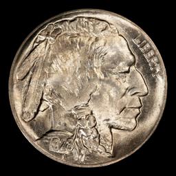1928-d Buffalo Nickel 5c ms65+ SEGS