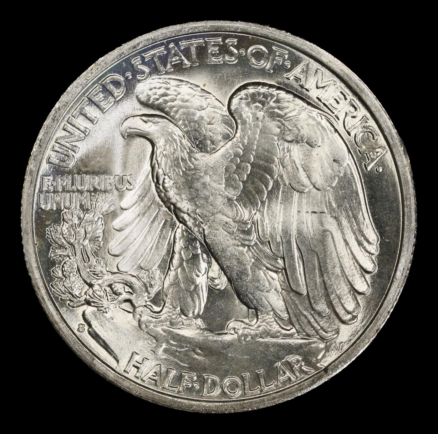 1939-s Walking Liberty Half Dollar 50c ms66 SEGS