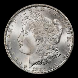 1884-cc Morgan Dollar $1 ms67 SEGS