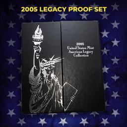 2005-2008 Full Run of US Mint American Legacy Proof Sets - 56 Coins Total, 4 Complete Sets Over 6 oz