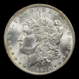 1887-o Morgan Dollar Near Top Pop $1 ms65+ SEGS
