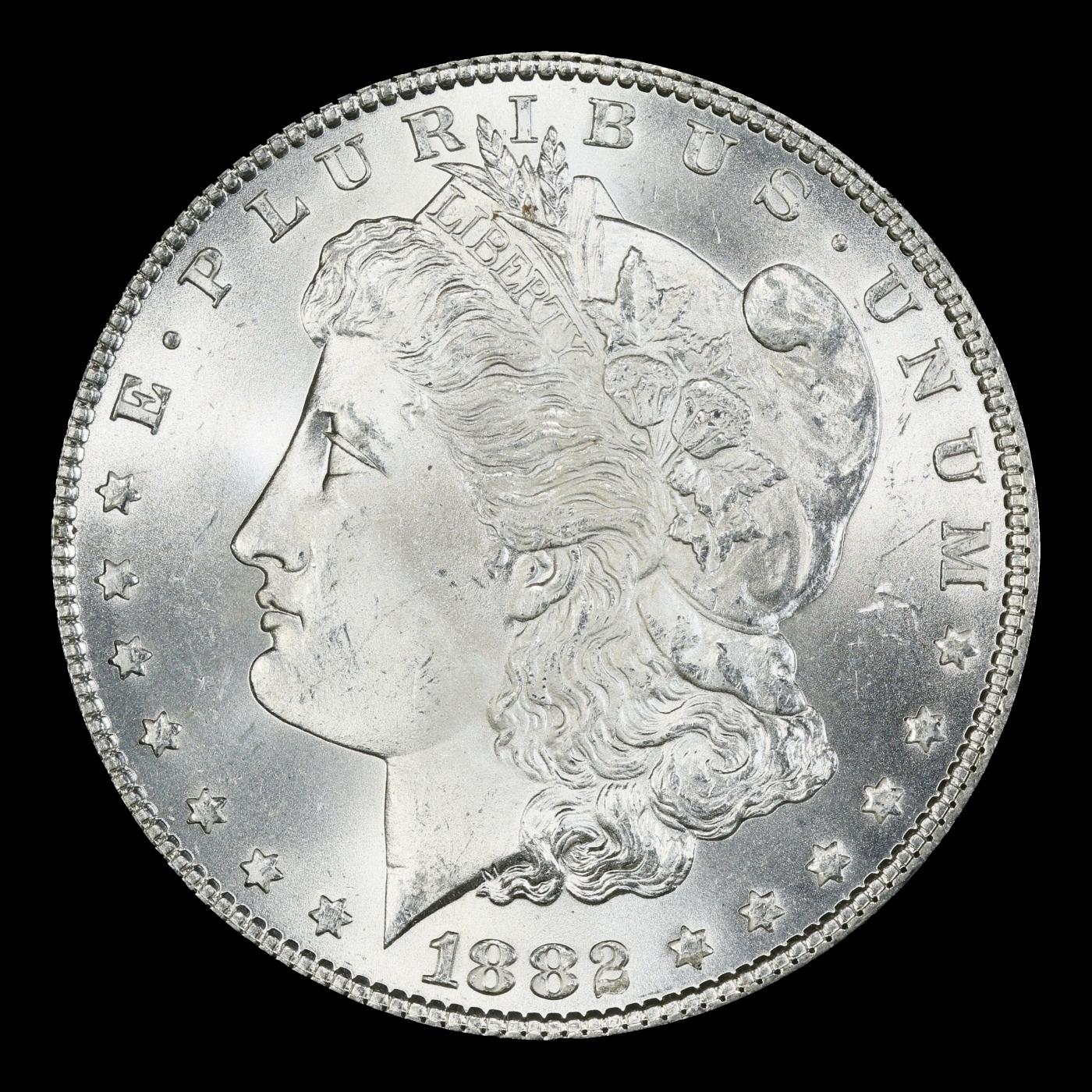 1882-p Morgan Dollar Near Top Pop! $1 ms67+ SEGS