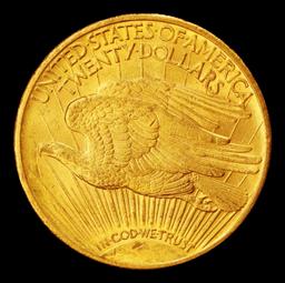 1909/8-p Gold St. Gaudens Double Eagle $20 ms64+ SEGS