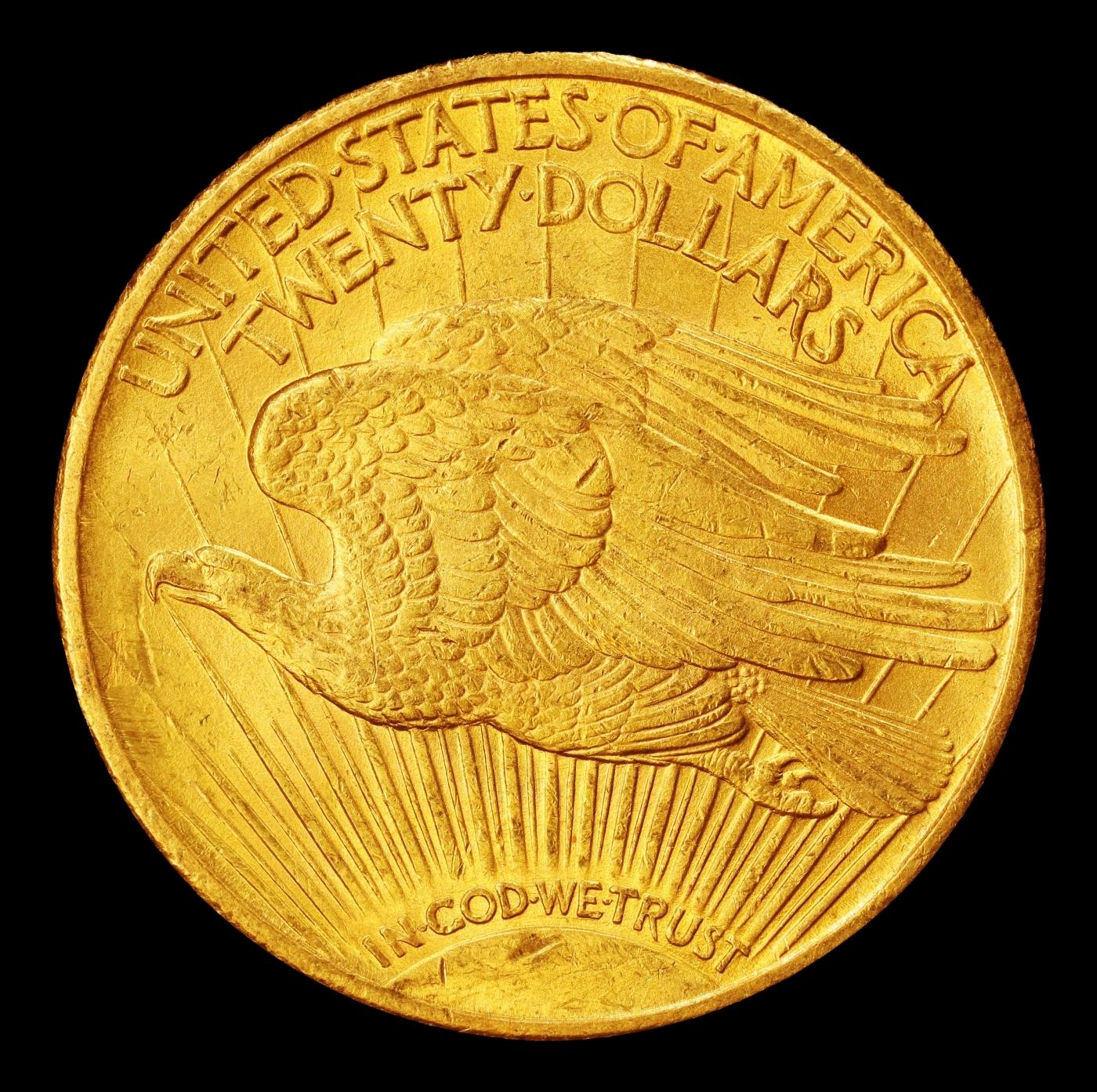1909/8-p Gold St. Gaudens Double Eagle $20 ms64+ SEGS