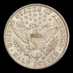 1908-o Barber Half Dollars 50c Grades ms62
