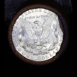 Full solid date 1921-p Uncirculated Morgan silver dollar roll, 20 coins