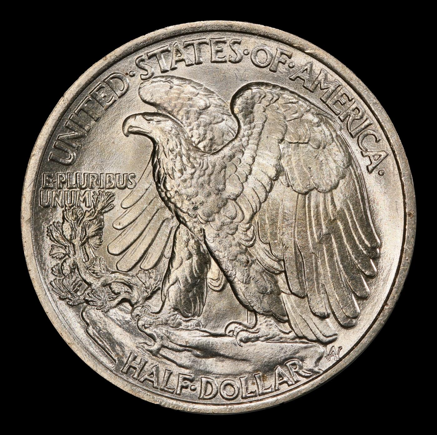 1938-p Walking Liberty Half Dollar TOP POP! 50c ms68 SEGS