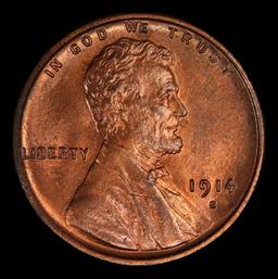 1914-s Lincoln Cent 1c ms66 rd SEGS