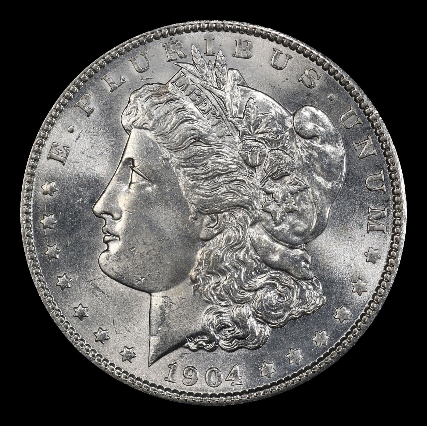 1904-p Morgan Dollar $1 ms64+ SEGS