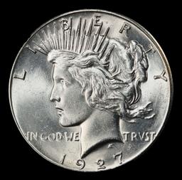 1927-p Peace Dollar $1 Grades ms63