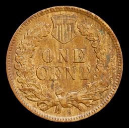 1909-s Indian Cent 1c au58 SEGS