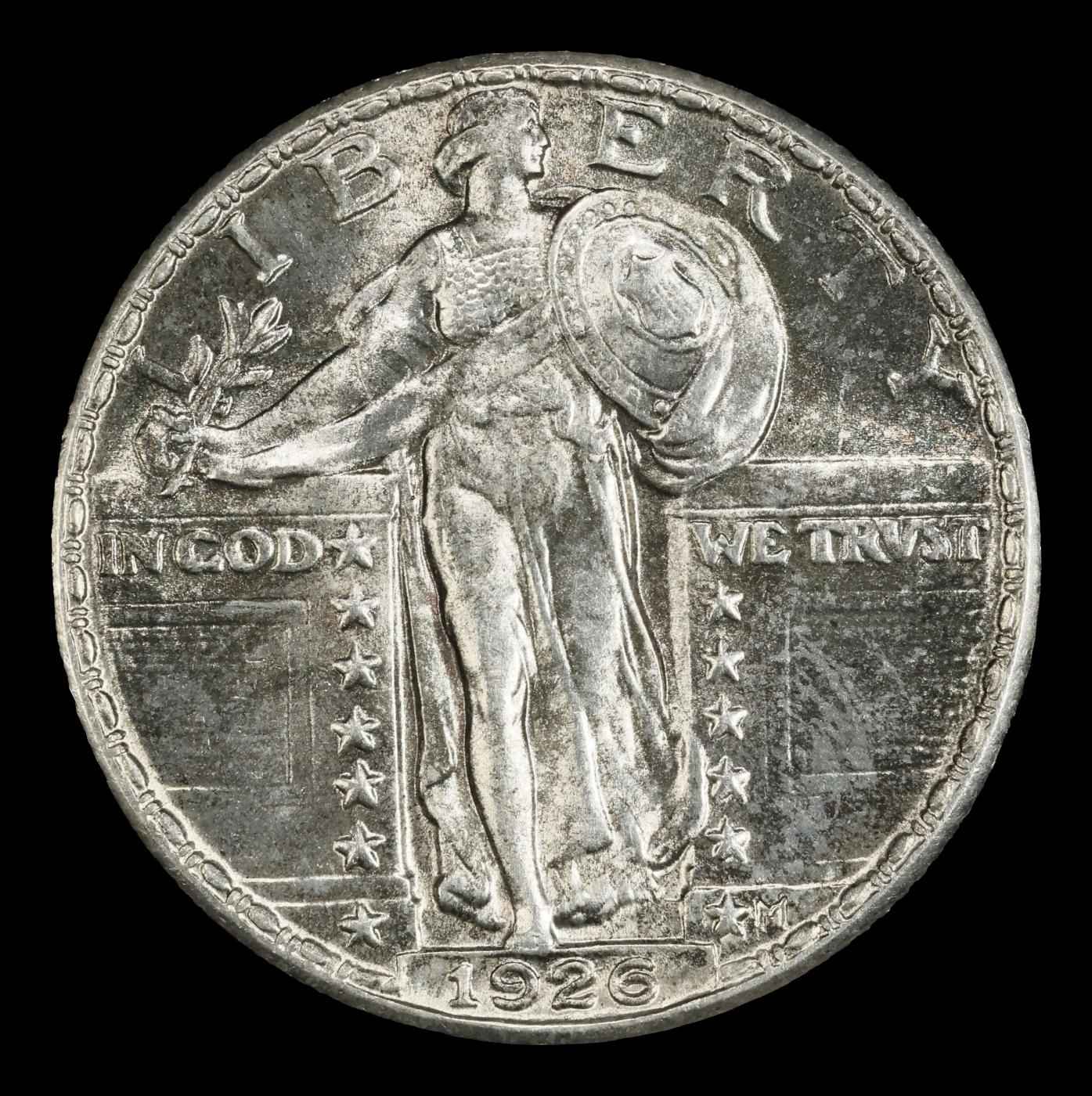 1926-p Standing Liberty Quarter 25c ms66+ SEGS