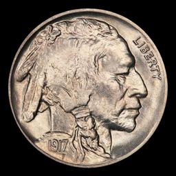 1917-p Buffalo Nickel 5c ms66 SEGS