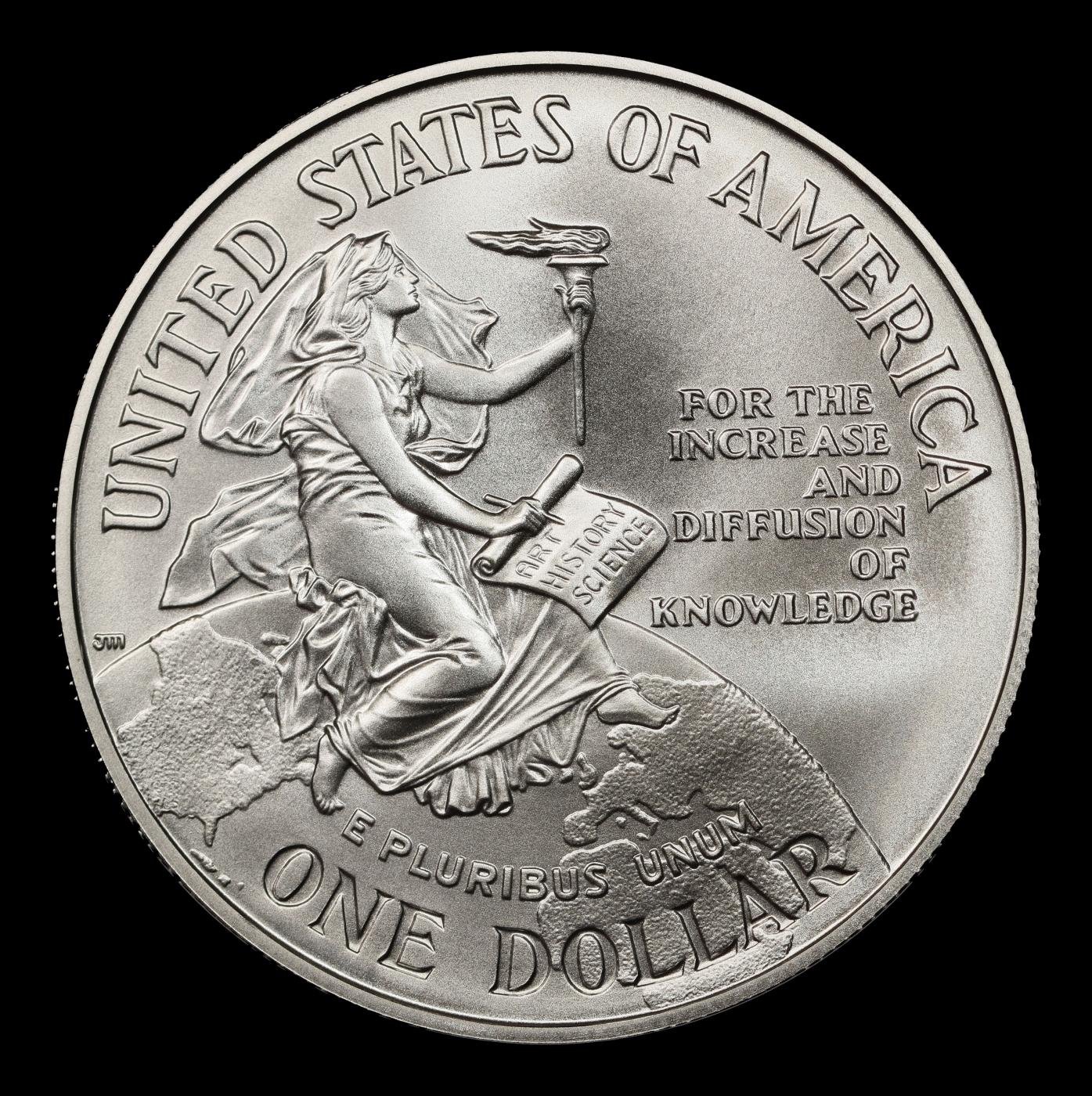 1996-d Smithsonian Modern Commem Dollar $1 ms70 SEGS