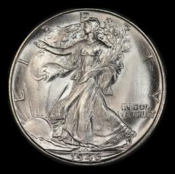 1946-s Walking Liberty Half Dollar Near Top Pop 50c ms66+ SEGS